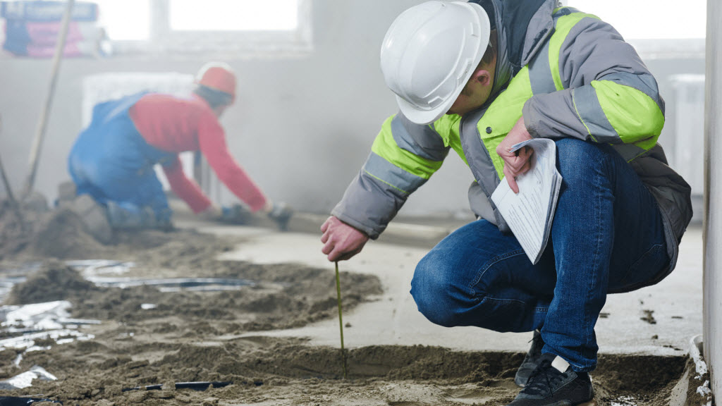 pouring a slab for a shed